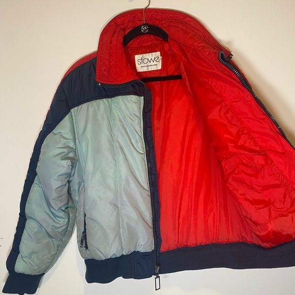 COPY - VTG 70s Stowe Light Blue Puffer Jacket - Picture 8 of 16